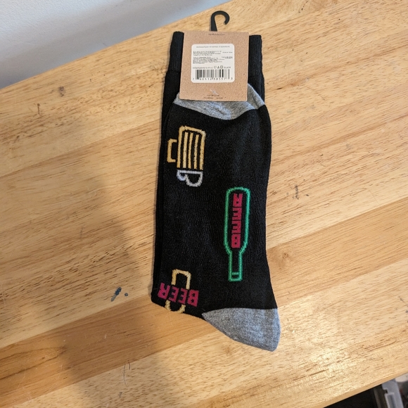Beer K. Bell men’s crew socks - Picture 2 of 2